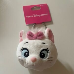 NWT Tokyo Disney Resort Japan Marie Fun Cap Hat Keychain The Aristocats